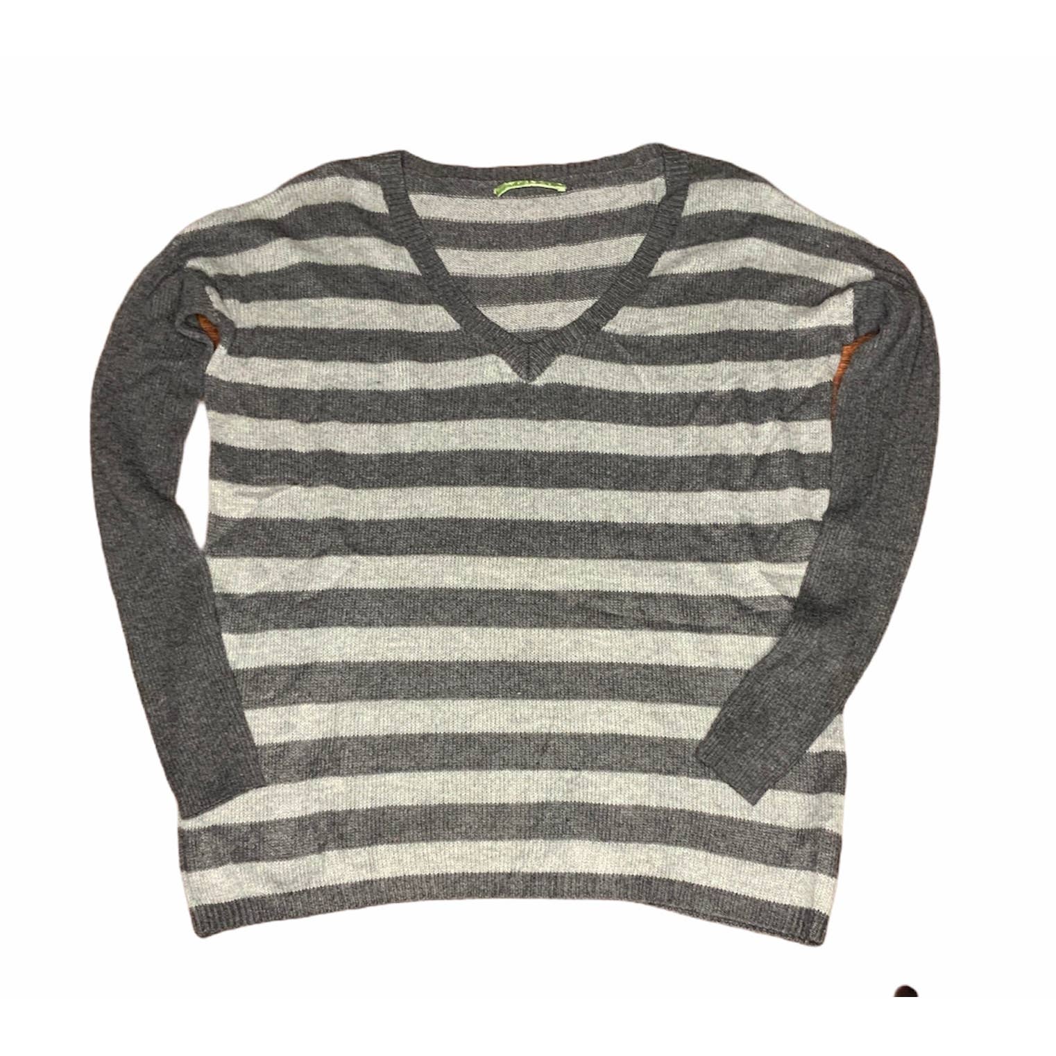 Strips In The V Neck Sweater